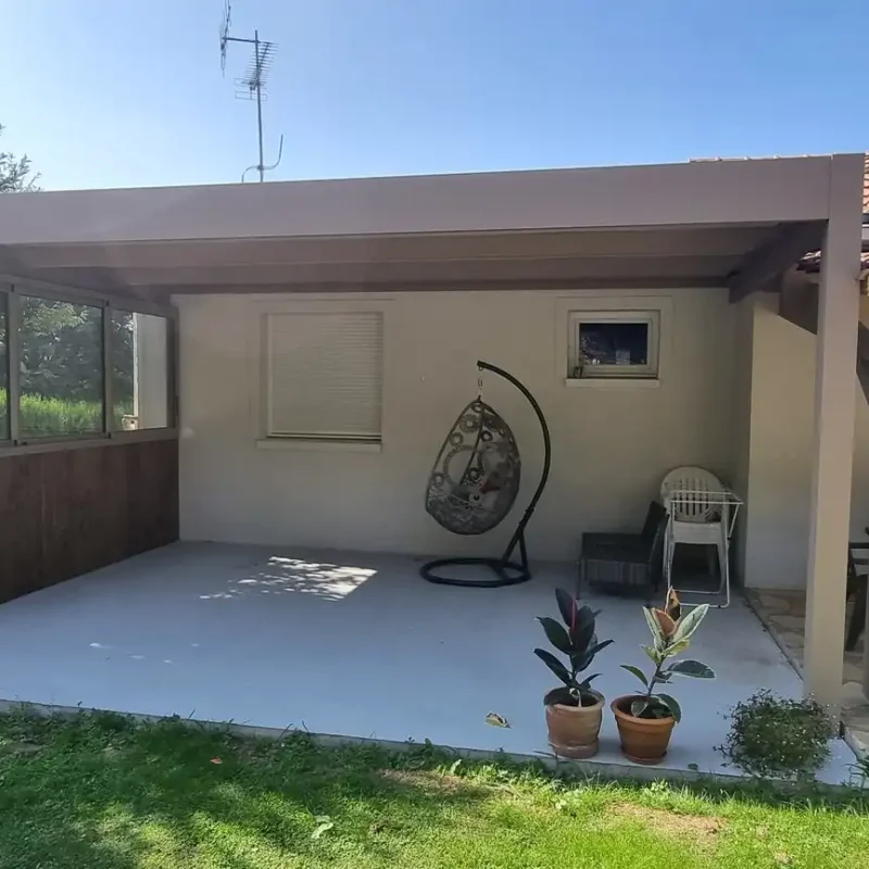 Création d'un Carport à Chavagne en Paillers par la menuiserie LAMI