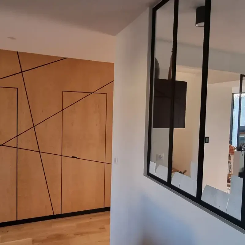 Création de verrière intérieur à Chavagnes en Paillers par l'espace Menuiserie Lami