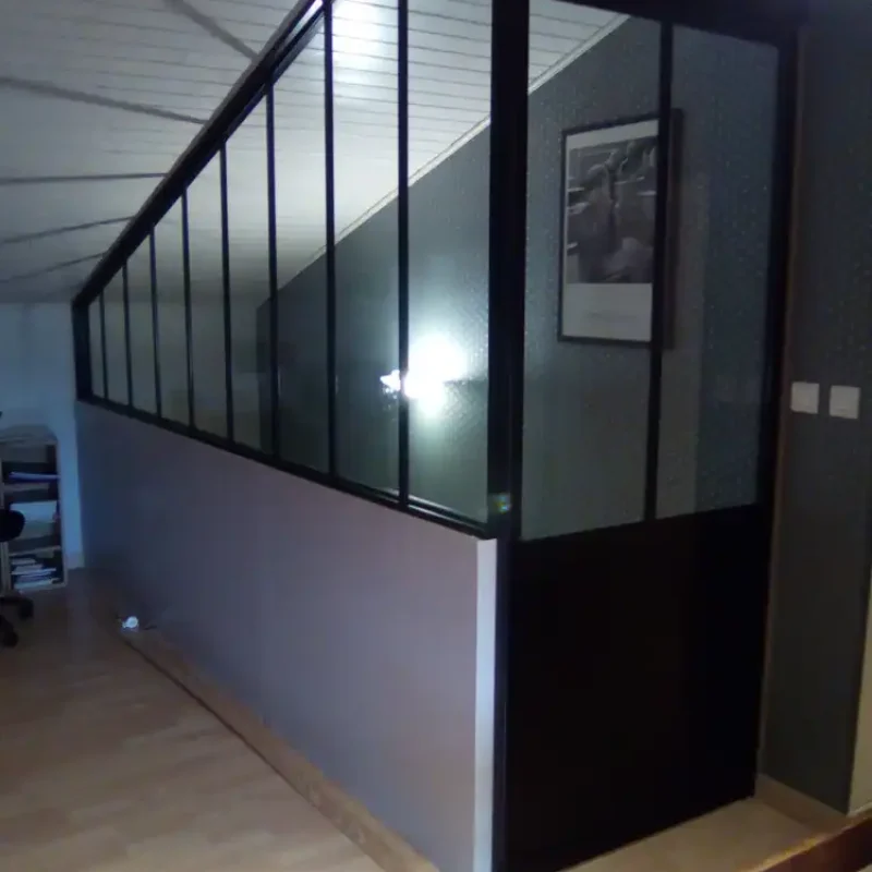 Création de verrière intérieur à Chavagnes en Paillers par l'espace Menuiserie Lami