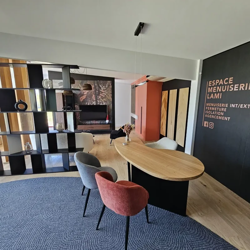 Showroom de Espace Menuiserie Lami, Menuisier Chavagnes-en-Paillers